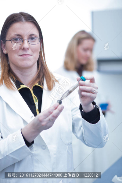 兩位女性研究者進(jìn)行研究