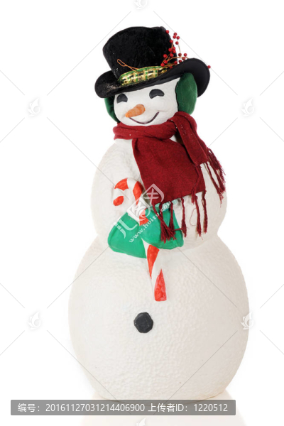 全長度雪人畫像