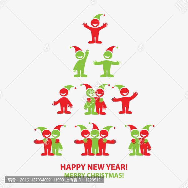新的一年的圣誕節(jié)圖標(biāo)