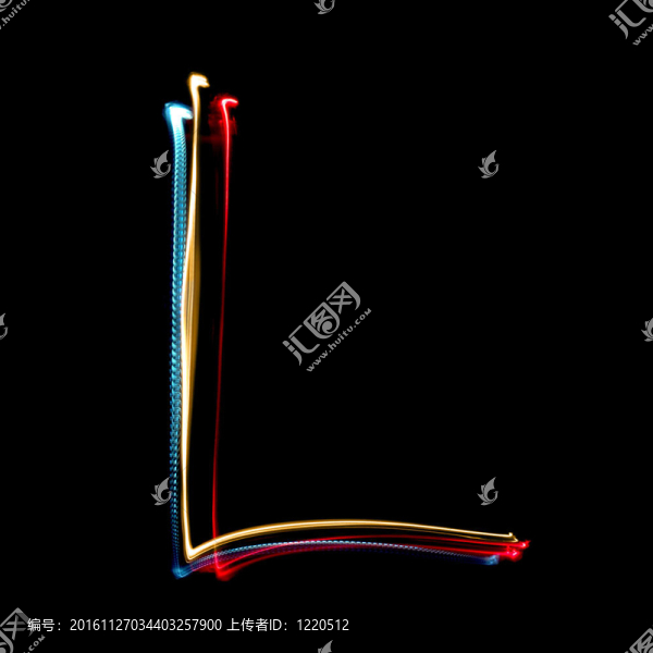 由明亮的霓虹燈制成的字母