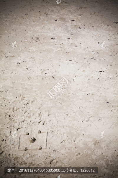 海灘上的沙堡