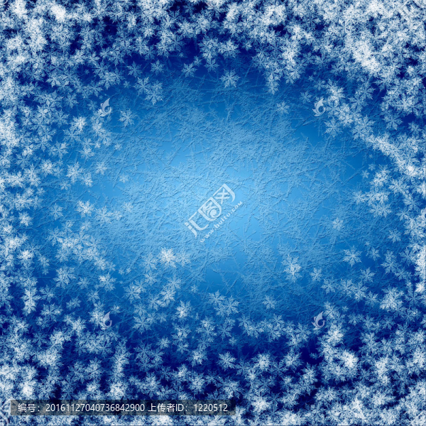 白色雪花的冬天背景