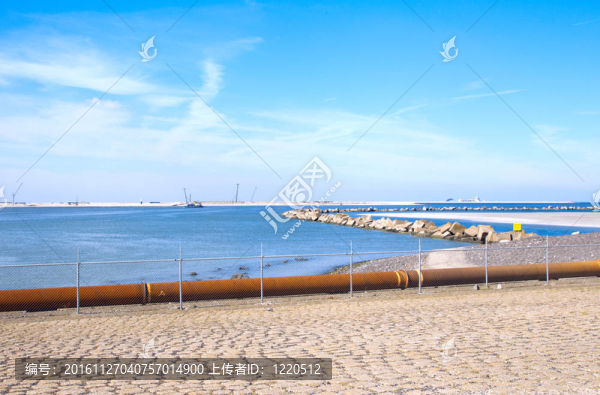看海在Maasvlakte港區(qū)