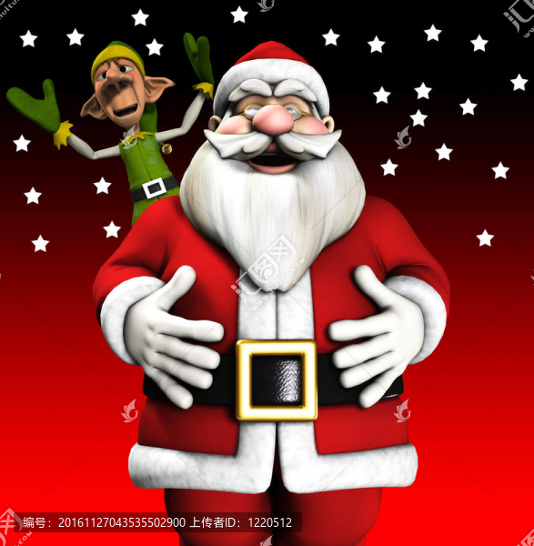 Santa和海精靈