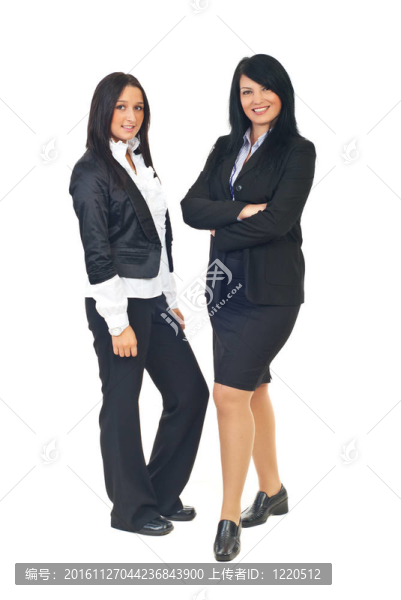 有吸引力的兩個(gè)商業(yè)女性