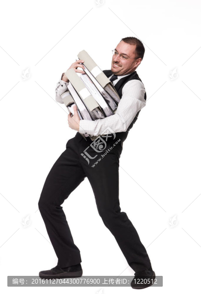 有許多工作的人