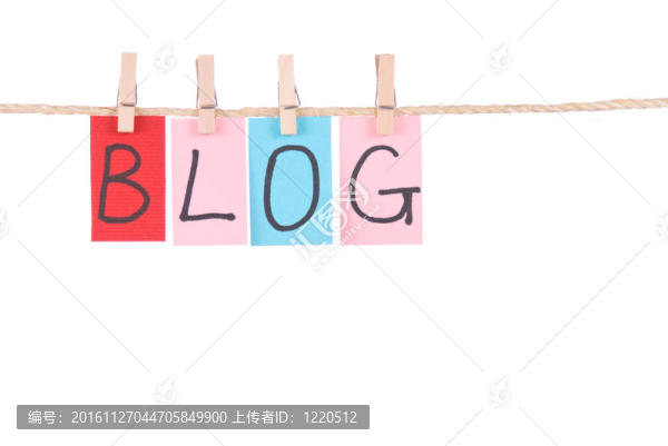 博客；豐富多彩的話語掛在繩子上