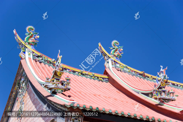 中華寺的屋頂