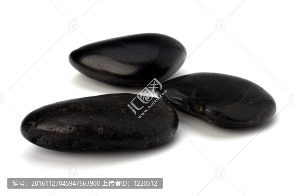 白色背景上的禪石