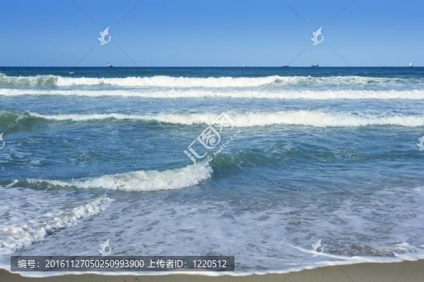 西班牙藍(lán)色地中海海藍(lán)色海灘