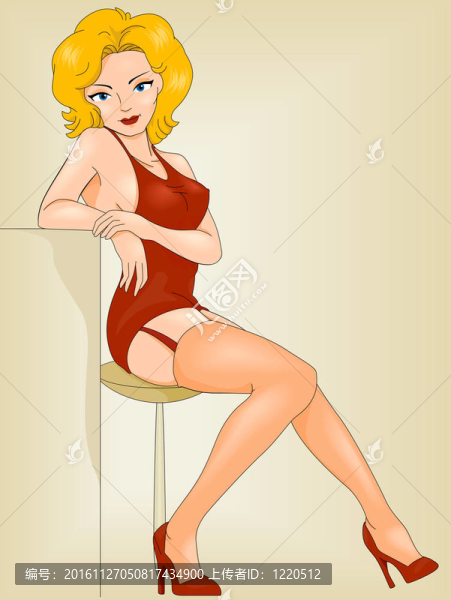 引腳的女孩