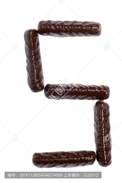 數(shù)字；數(shù)字-巧克力棒