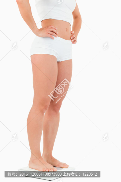 一個(gè)瘦的女性身體的肖像