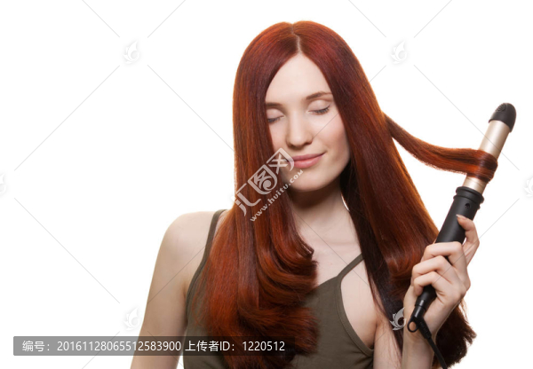 美女卷發(fā)