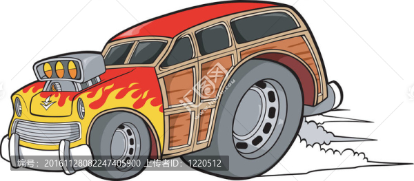 木質馬車賽車