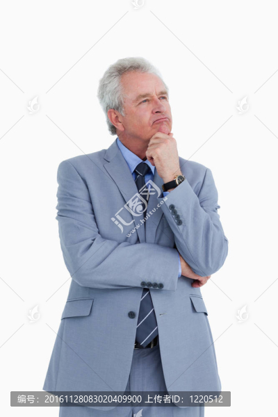 思想成熟的商人