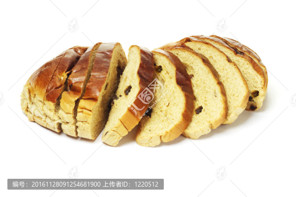 切片葡萄面包