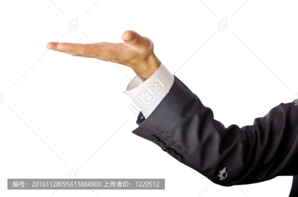 商人捧著空空的手