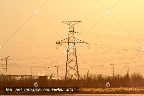供電,高壓線,電塔,輸電,能源