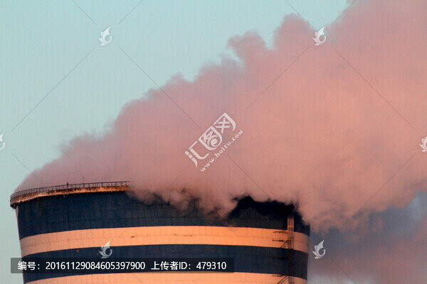火力發(fā)電廠,熱電廠,煙囪,電廠