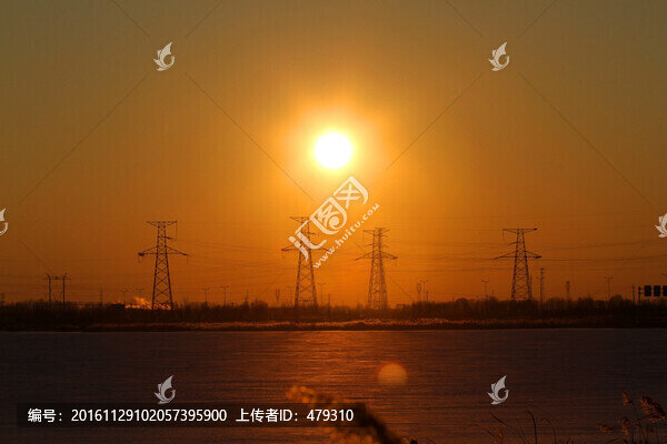 供電,高壓線,電塔,輸電,能源