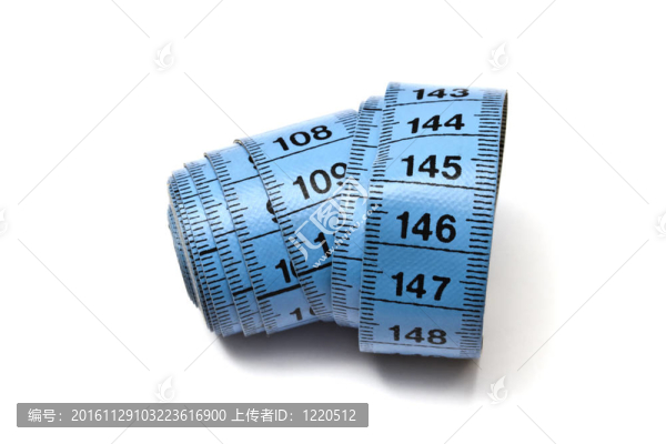 藍色的卷尺