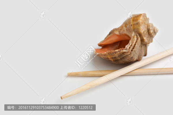 筷子和貝殼