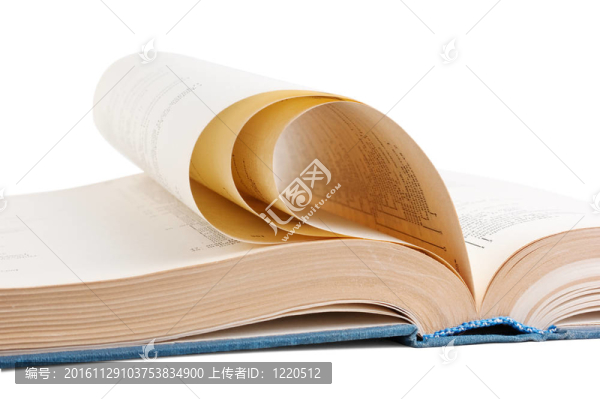 打開的書