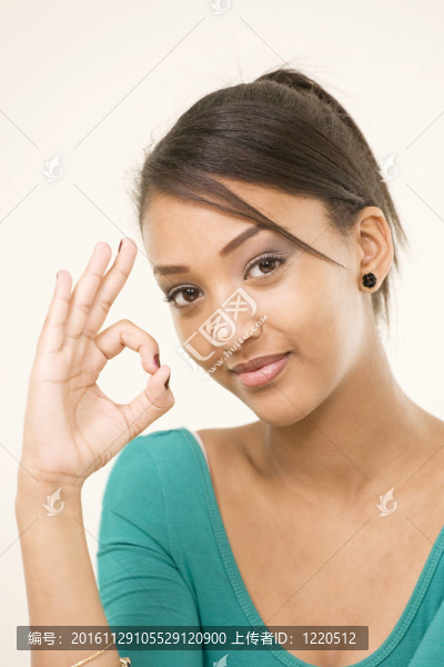 可愛的女孩好handsign