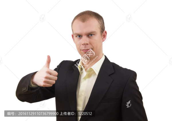 商人showinh,OK的手勢