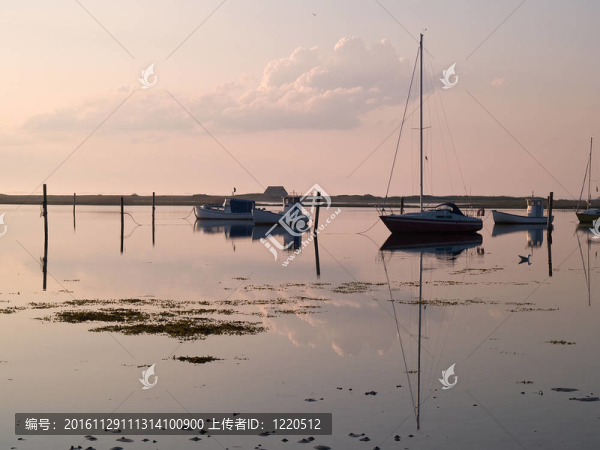 海洋中的帆船