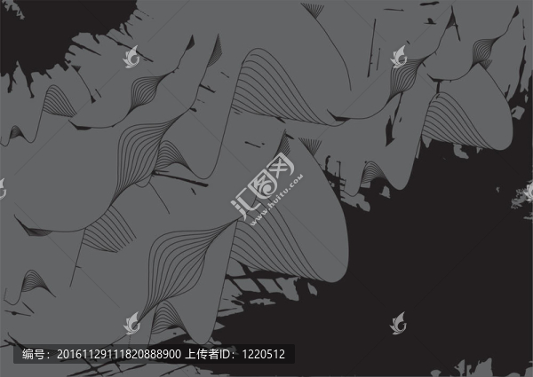 背景曲線和斑點