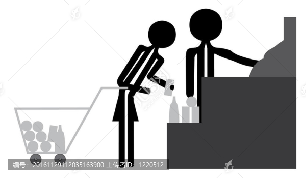 超市里的女人