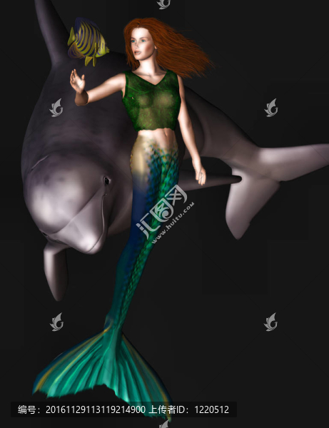美人魚和海豚