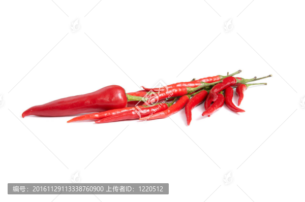 白色的紅辣椒。