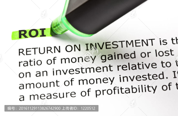 綠色感興趣的投資回報率