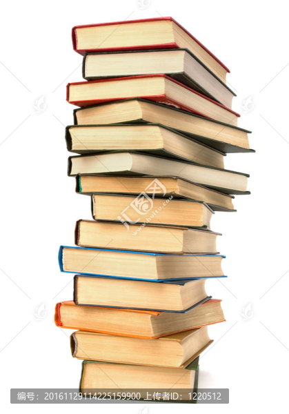 一堆書