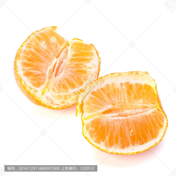 美味的橘子熟了