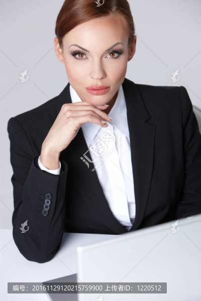美麗的女商人