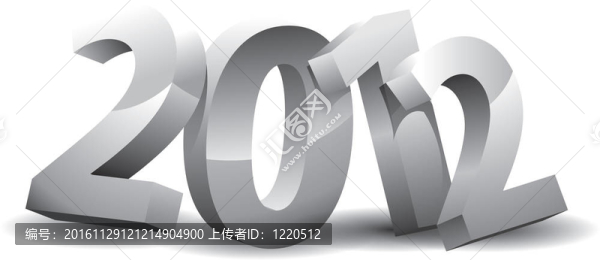 2012年白色背景