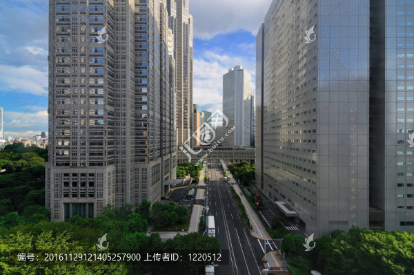 在東京市政府大樓