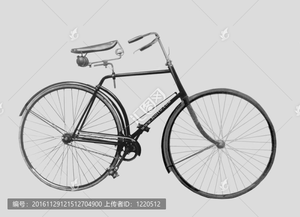 老式的自行車