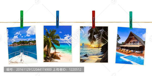 度假海灘攝影衣夾