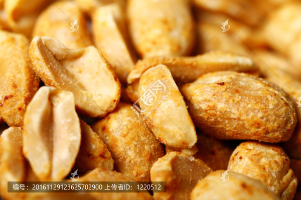 油炸花生米特寫