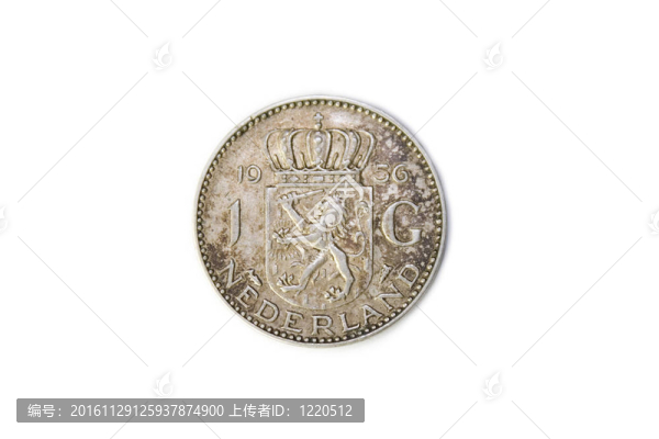 1956荷蘭朱莉安娜銀盾硬幣的反面