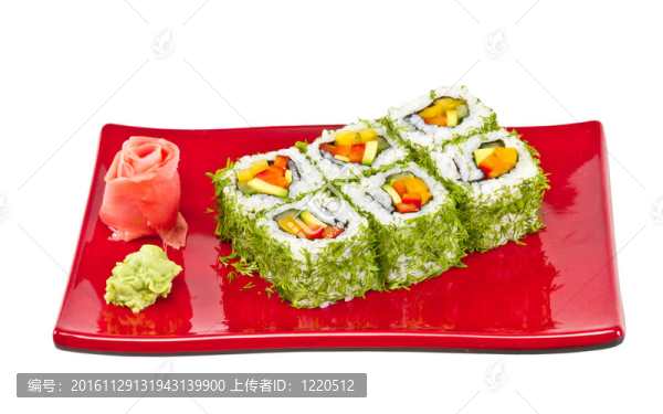 日本的素食卷蒔蘿菜