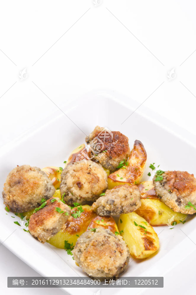 香菇土豆煎鍋