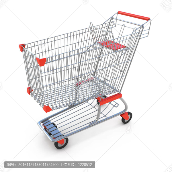 白色購物車