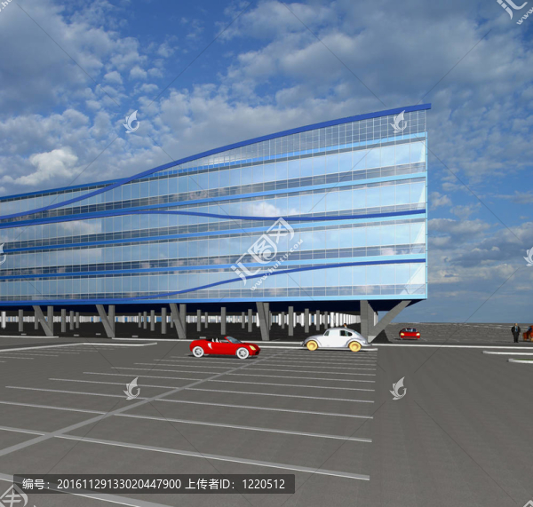 現(xiàn)代建筑三維草圖