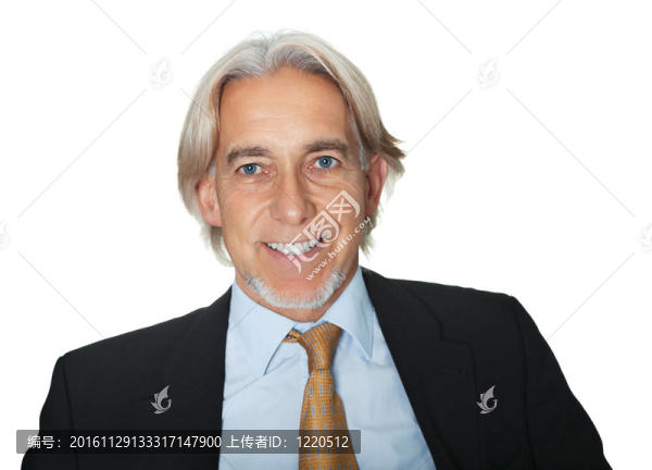 高級商業(yè)經(jīng)理人微笑肖像